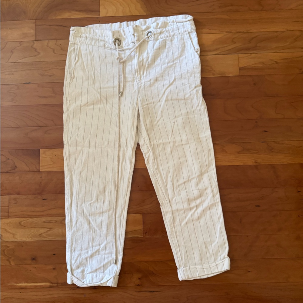 Urban Outfitters Pinstripe Linen Pants